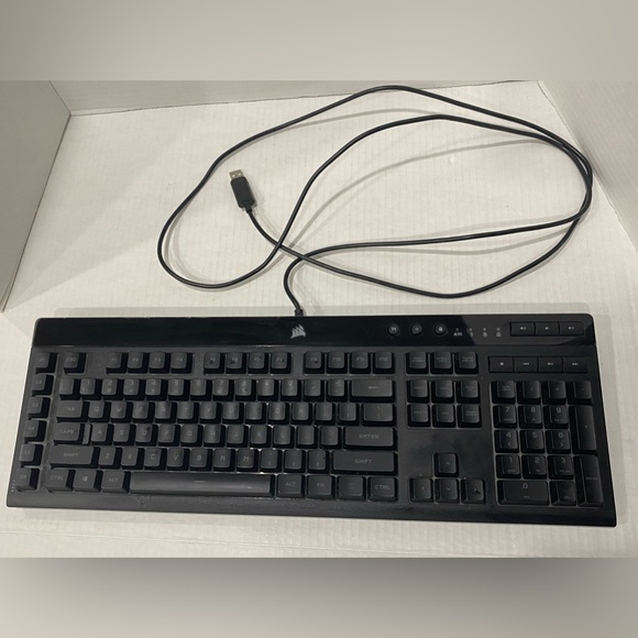 Corsair K55 RGB PRO Wired Gaming Keyboard - Black (CH-9226765-NA) Works - Picture 2 of 4